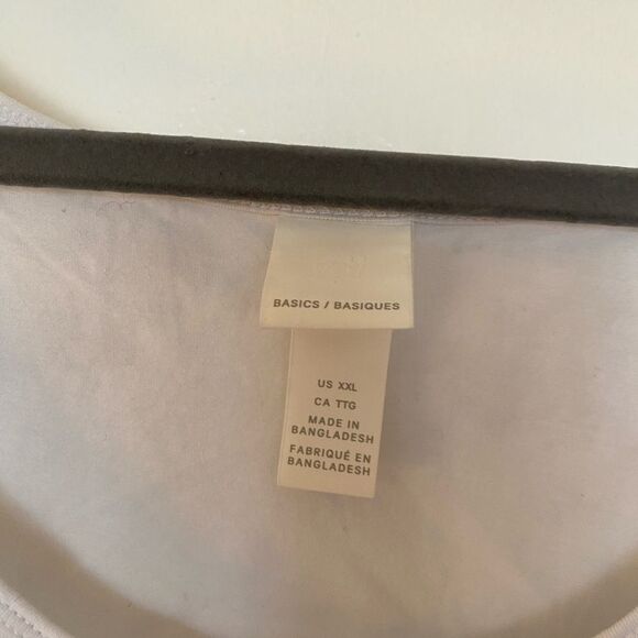 H&M White Basics Tank Top Size XXL - Picture 2 of 6